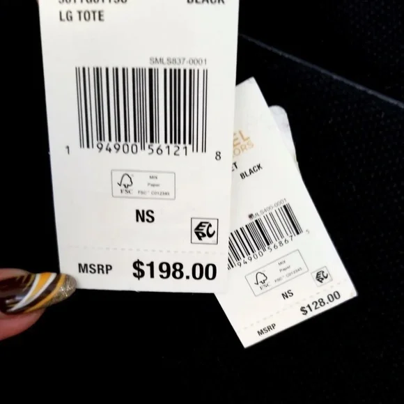 Michael Kors Rainbow 2pcs Set Tote & Clutch New with Tags Still in Plastic - Picture 4 of 9